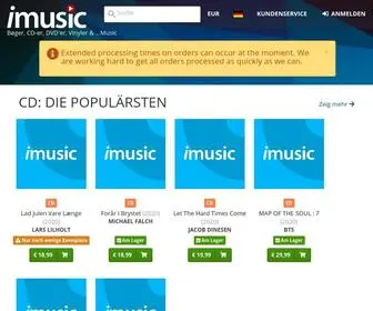 Imusic.de(Riesige Auswahl an Musik und Film) Screenshot