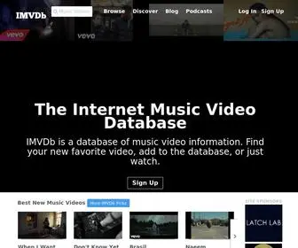 IMVDB.com(The Internet Music Video Database) Screenshot
