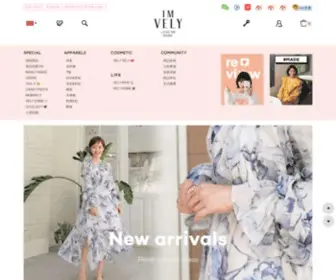 Imvely.cn(韩国服装网) Screenshot