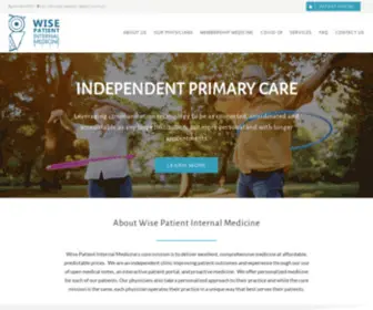 Imwisepatient.com(Wise Patient Internal Medicine) Screenshot