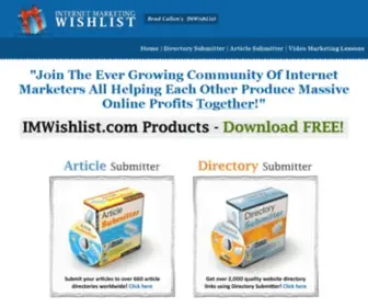 Imwishlist.com(Just another WordPress weblog) Screenshot