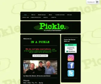 IN-A-Pickle.com(In A Pickle Restaurant) Screenshot