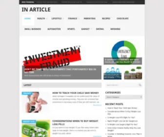 IN-Article.com(Share Articles) Screenshot