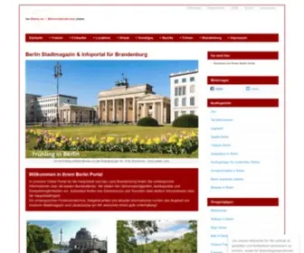 IN-Berlin-Brandenburg.com(Berlin Portal & Stadtmagazin der Hauptstadt & Brandenburg) Screenshot