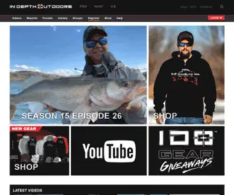 IN-Depthoutdoors.com(Information on fishing) Screenshot