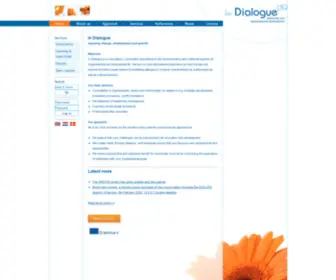 IN-Dialogue.org(Consultancy corporation) Screenshot