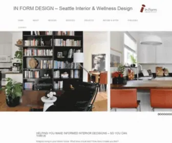 IN-Form-Design.com(Interior Solutions you'll love) Screenshot