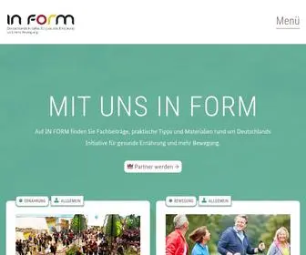 IN-Form.de(IN FORM) Screenshot