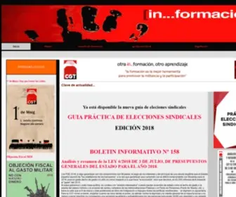 IN-FormacioncGt.info(In-Formacion CGT) Screenshot
