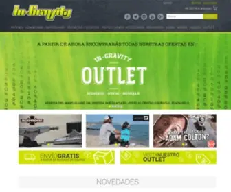IN-Gravity.com(Tienda de patines y longboard online) Screenshot