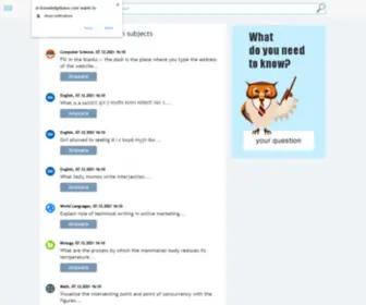 IN-Knowledgebase.com(Service for pupils and students of India) Screenshot