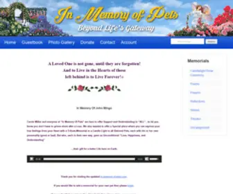 IN-Memory-OF-Pets.com(Beyond Life's Gateway) Screenshot