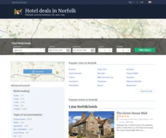 IN-Norfolk.com(Norfolk hotels & apartments) Screenshot