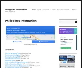 IN-Philippines.com(Philippines Information) Screenshot