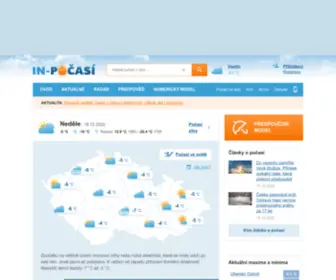 IN-Pocasi.cz(Počasí) Screenshot
