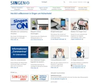 IN-Singen.de(Unternehmen finden in Singen) Screenshot