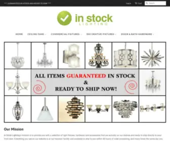 IN-Stock-Lighting.com(IN STOCK LIGHTING) Screenshot