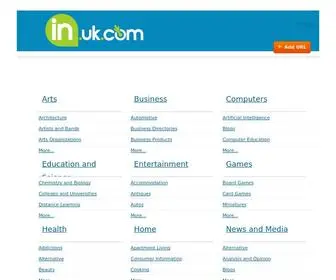 IN.uk.com(UK Business Directory Submission) Screenshot