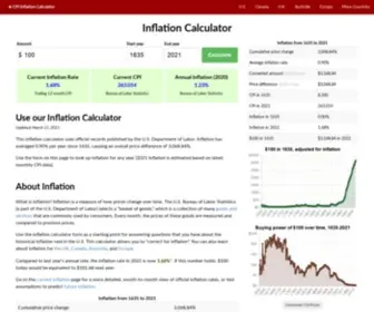 IN2013Dollars.com(U.S) Screenshot