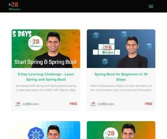 IN28Minutes.com(Go further in your career by learning fast) Screenshot
