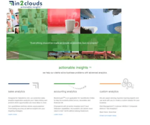 IN2Clouds.com(Actionable insights) Screenshot