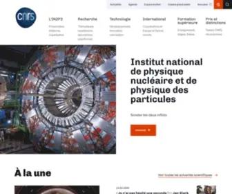 IN2P3.fr(CNRS Nucléaire & Particules) Screenshot