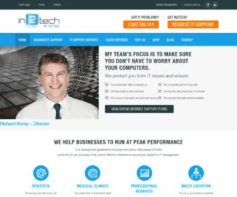 IN2Tech.com.au(Business IT Support) Screenshot