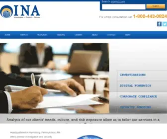 Ina-INC.com(Ina Inc) Screenshot