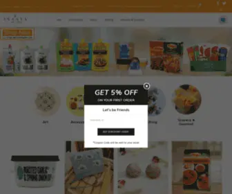 Inaayashopsmarter.com(Inaaya Smart Snacker) Screenshot