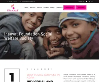 Inaayatfoundation.org(Organisation of the people) Screenshot