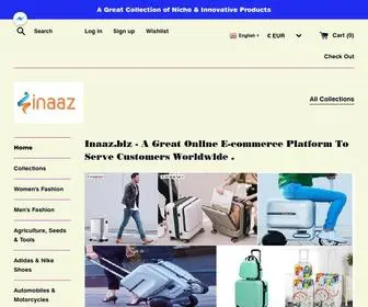 Inaaz.biz(A Great Collection of Niche & Innovative Products) Screenshot