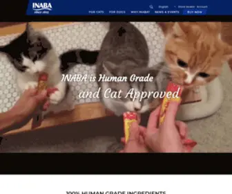 Inabausa.com(Premium quality pet food for your beloved pet friends) Screenshot