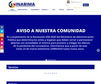 Inabima.gob.do(INICIO) Screenshot