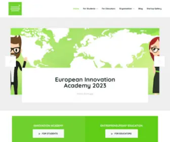 Inacademy.eu(European Innovation Academy) Screenshot