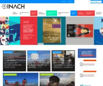 Inach.cl(Instituto Antártico Chileno) Screenshot