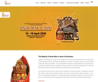 Inacraft.co.id(The Biggest and Most Complete Exhibition of Gifts and Housewares) Screenshot