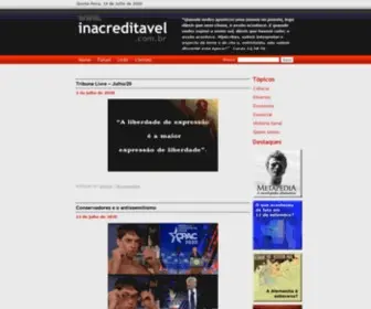 Inacreditavel.com.br(Inacreditavel) Screenshot