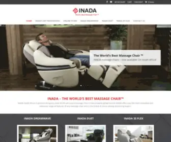 Inada-Massagechair.co.za(INADA offers you the most innovative and extensive range of features of any massage chair and) Screenshot