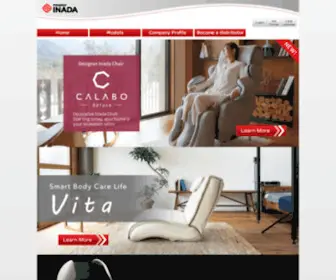 Inada-Massagechair.com(Inada Massage Chair Official Website) Screenshot