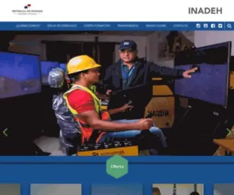 Inadeh.edu.pa(Instituto Nacional de Formación Profesional y Capacitación para el Desarrollo Humano) Screenshot