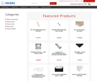 Inadma.com(Incredible deals on plastics) Screenshot