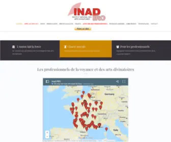 Inadpro.com(Institut National des Arts Divinatoires (INAD)) Screenshot