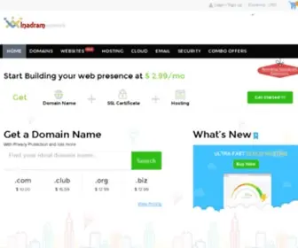 Inadram.com(Domain names & web hosting company) Screenshot