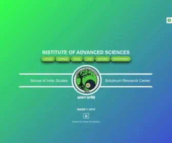 Inads.org(INSTITUTE OF ADVANCED SCIENCES) Screenshot