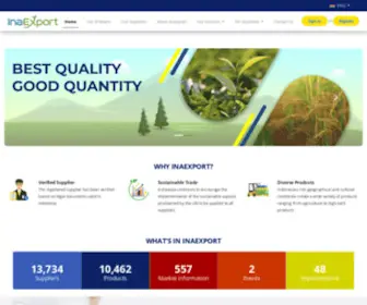 Inaexport.id(Start doing business with indonesian exporters) Screenshot