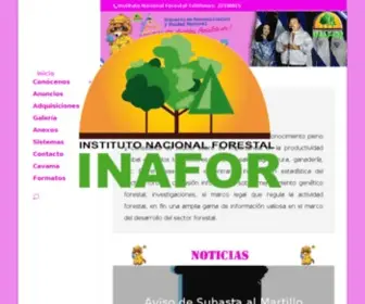 Inafor.gob.ni(INICIO) Screenshot