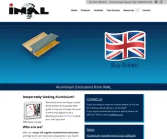 Inal.com(Aluminium Extrusions by INAL free technical help 24/7 call) Screenshot