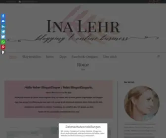 Inalehr.de(Ina Lehr) Screenshot