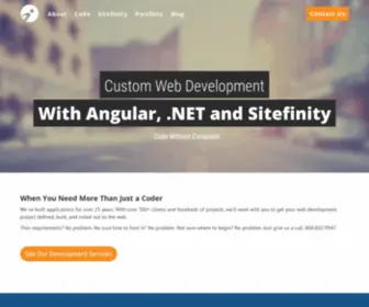 Inalign.com(Custom Web Development with .NET and Angular) Screenshot