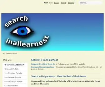 Inallearnest.com(Search.InAllEarnest) Screenshot